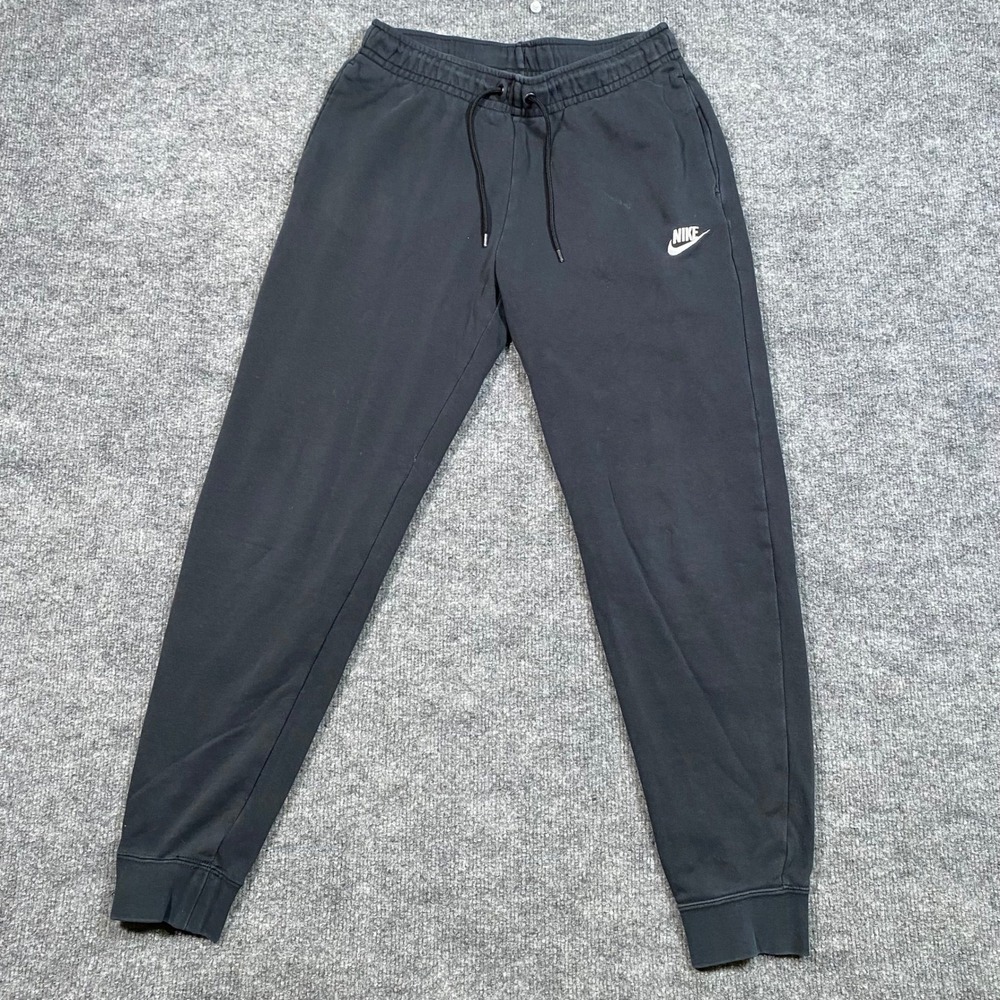 Nike Sportswear Essential Fleece‎ Joggers Black Slim Fit Sweatpants BV4095-010 S
